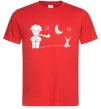 Чоловіча футболка Little Prince and fox Червоний Чоловіча футболка Little Prince and fox Червоний фото