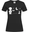 Жіноча футболка Little Prince and fox Чорний Жіноча футболка Little Prince and fox Чорний фото
