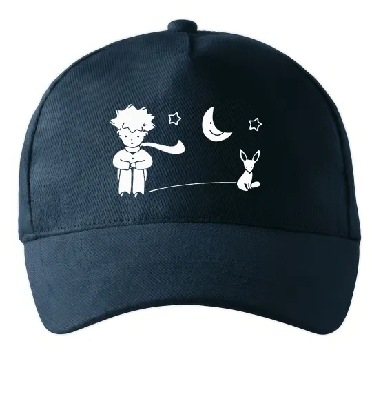 Кепка Little Prince and fox Темно-синій фото