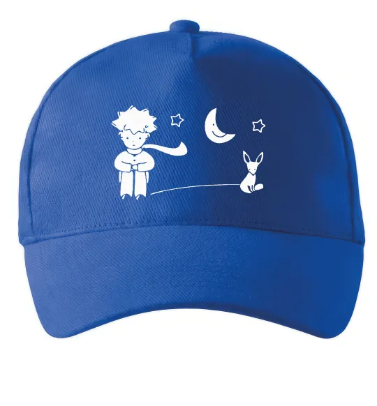 Кепка Little Prince and fox Яскраво-синій фото