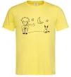 Чоловіча футболка Little Prince and fox Лимонний Чоловіча футболка Little Prince and fox Лимонний фото