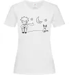 Жіноча футболка Little Prince and fox Білий Жіноча футболка Little Prince and fox Білий фото