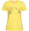 Жіноча футболка Little Prince and fox Лимонний Жіноча футболка Little Prince and fox Лимонний фото