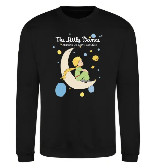 Світшот Little Prince Antoine de Saint-Exupéry Чорний фото