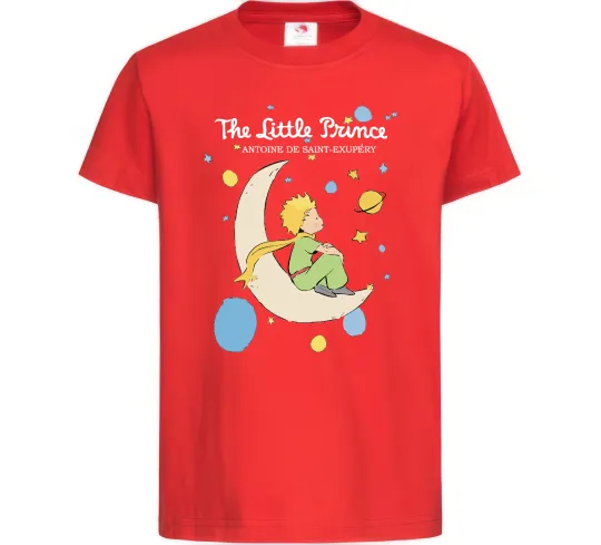 Детская футболка Little Prince Antoine de Saint-Exupéry Красный фото