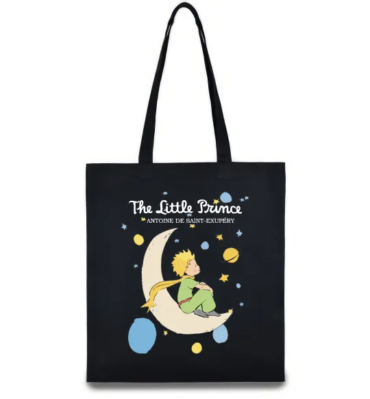 Еко-сумка Little Prince Antoine de Saint-Exupéry Чорний фото