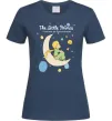 Жіноча футболка Little Prince Antoine de Saint-Exupéry Темно-синій фото