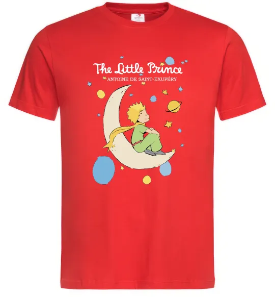 Чоловіча футболка Little Prince Antoine de Saint-Exupéry Червоний фото