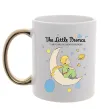 Чашка з кольоровою ручкою Little Prince Antoine de Saint-Exupéry Золото фото