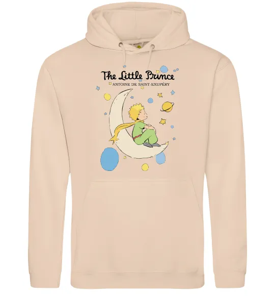 Чоловіча толстовка (худі) Little Prince Antoine de Saint-Exupéry Пісочний фото