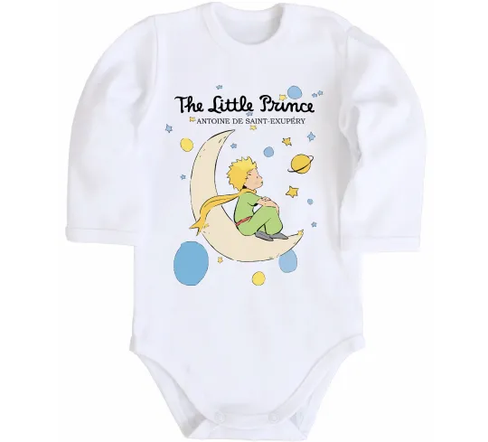 Дитячий бодік Little Prince Antoine de Saint-Exupéry Білий фото