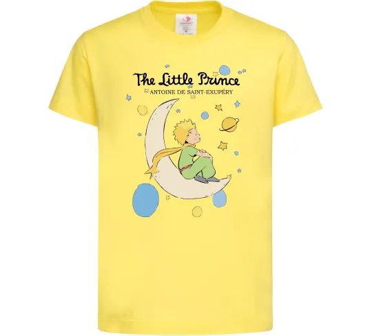 Детская футболка Little Prince Antoine de Saint-Exupéry Лимонный фото