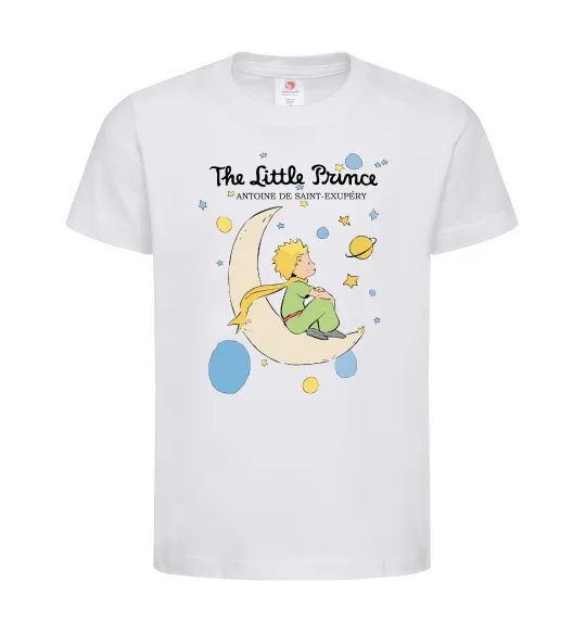 Дитяча футболка Little Prince Antoine de Saint-Exupéry Білий фото