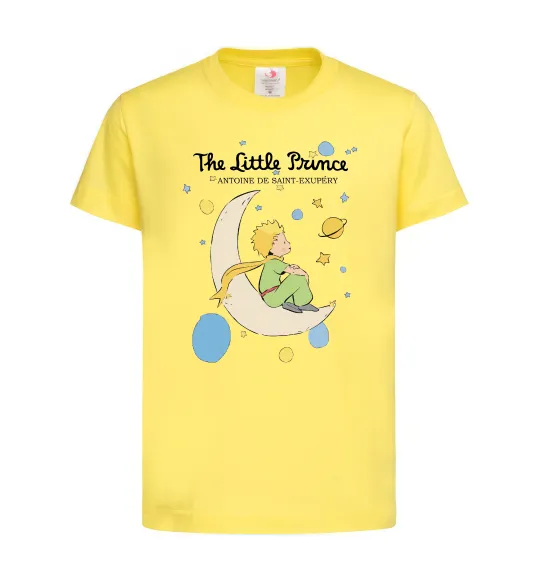 Дитяча футболка Little Prince Antoine de Saint-Exupéry Лимонний фото