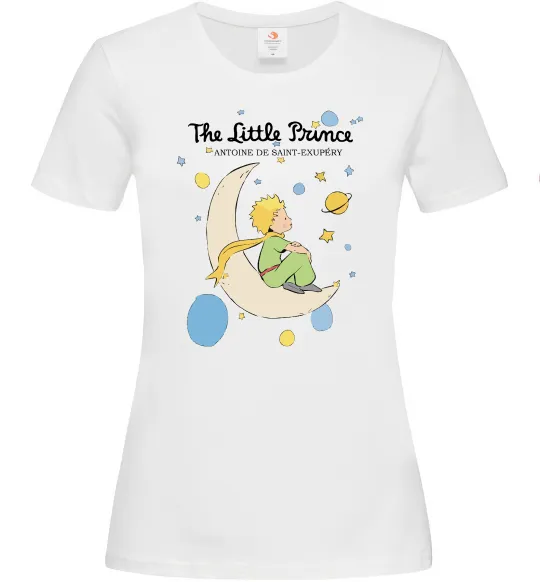 Жіноча футболка Little Prince Antoine de Saint-Exupéry Білий фото