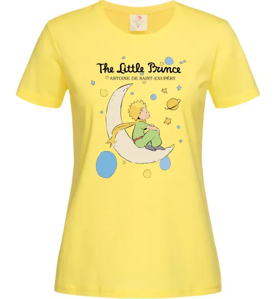 Жіноча футболка Little Prince Antoine de Saint-Exupéry Лимонний фото