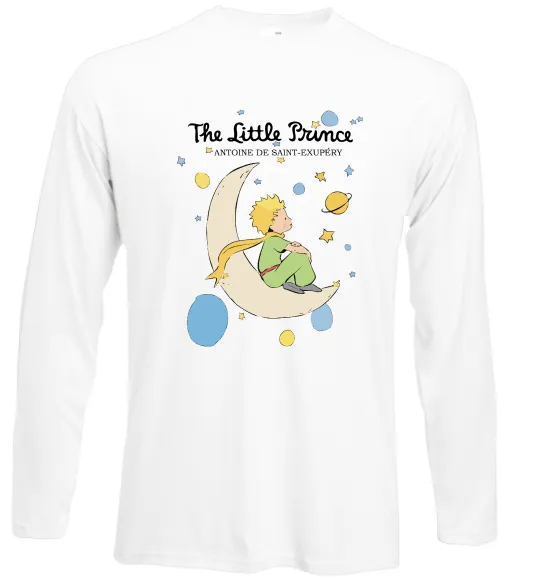 Лонгслів Little Prince Antoine de Saint-Exupéry Білий фото