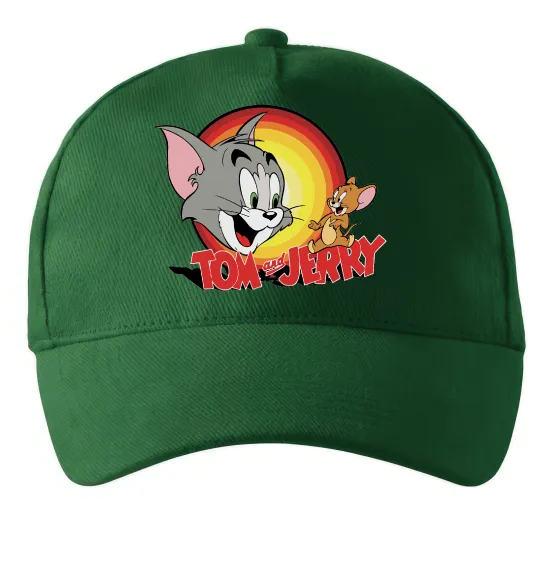 Кепка Том і Джеррі Темно-зеленый фото