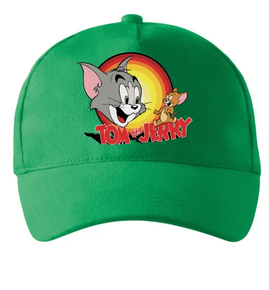 Кепка Том і Джеррі Зеленый фото
