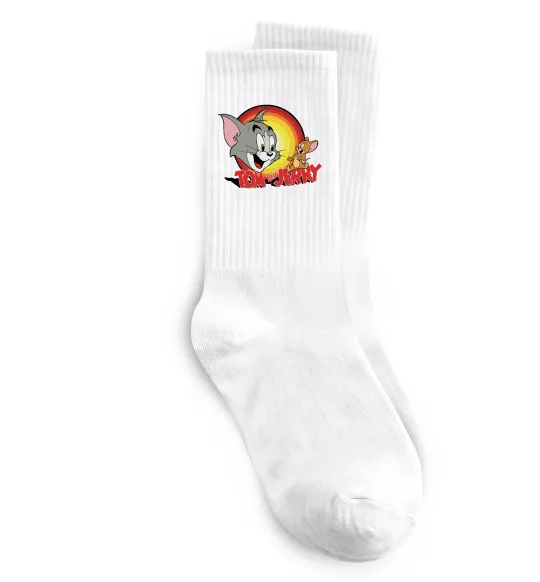 Носки Том і Джеррі Белый фото