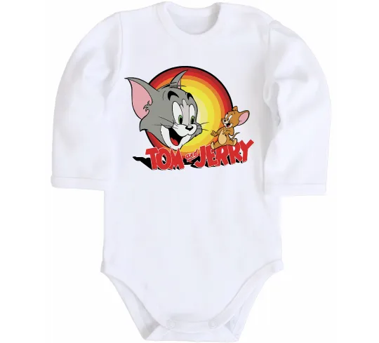 Детский боди Том і Джеррі Белый фото