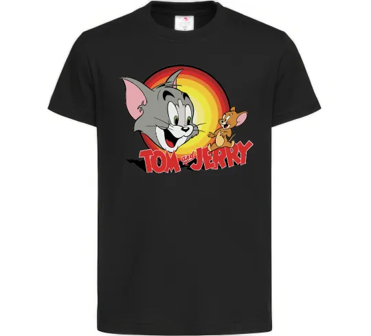 Детская футболка Том і Джеррі Черный фото