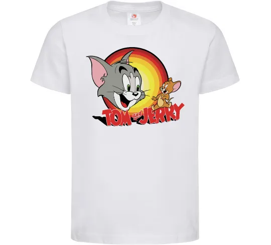 Детская футболка Том і Джеррі Белый фото