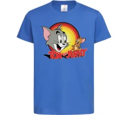 Детская футболка Том і Джеррі Ярко-синий фото