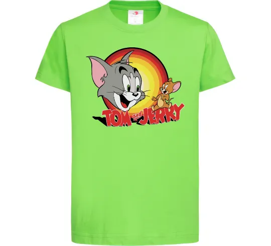 Детская футболка Том і Джеррі Лаймовый фото