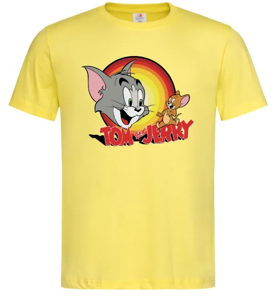 Мужская футболка Том і Джеррі Лимонный фото