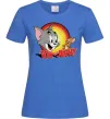 Женская футболка Том і Джеррі Ярко-синий фото