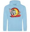 Мужская толстовка (худи) Том і Джеррі Голубой фото