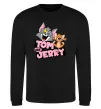 Свитшот Tom and Jerry retro Черный фото