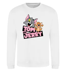 Світшот Tom and Jerry retro Білий фото
