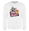 Свитшот Tom and Jerry retro Белый фото