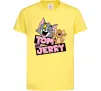 Детская футболка Tom and Jerry retro Лимонный фото