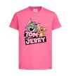 Детская футболка Tom and Jerry retro Ярко-розовый Детская футболка Tom and Jerry retro Ярко-розовый фото