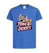 Детская футболка Tom and Jerry retro Ярко-синий Детская футболка Tom and Jerry retro Ярко-синий фото
