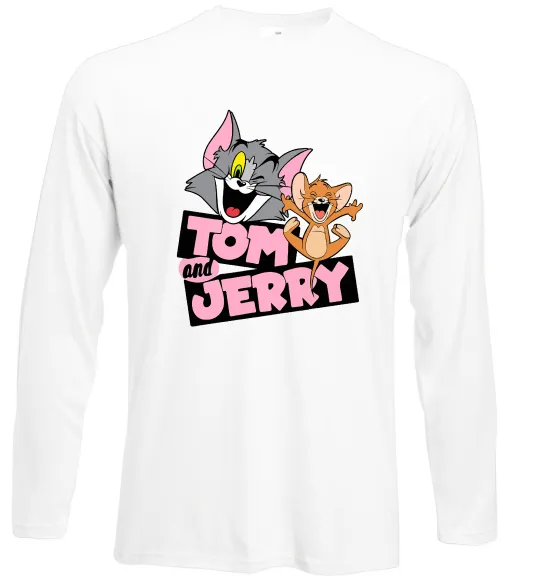Лонгслив Tom and Jerry retro Белый фото