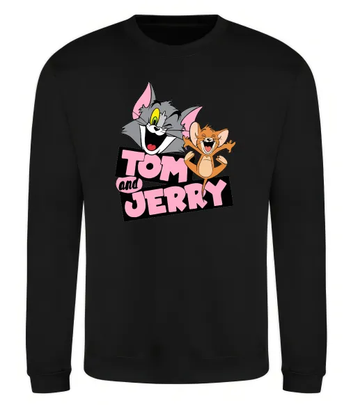 Свитшот Tom and Jerry retro Черный фото