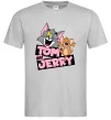 Мужская футболка Tom and Jerry retro Серый фото