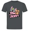 Мужская футболка Tom and Jerry retro Графит фото
