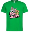 Мужская футболка Tom and Jerry retro Зеленый фото