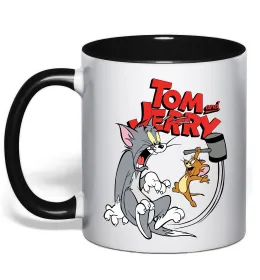 Чашка с цветной ручкой