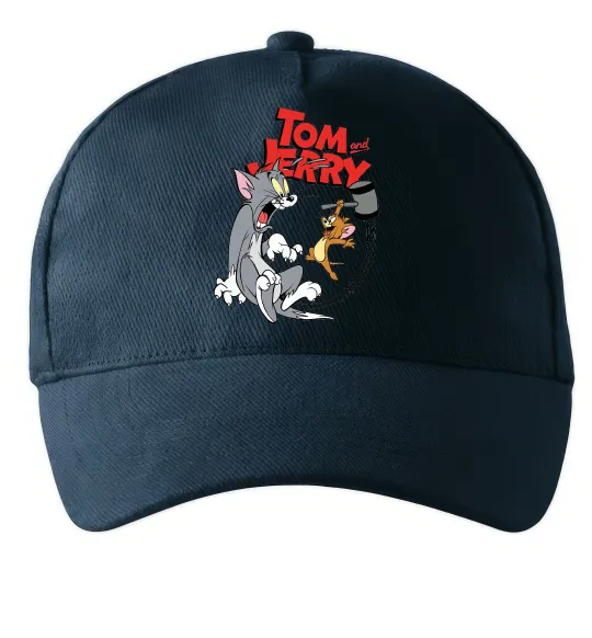 Кепка Том та Джеррі з молотом Темно-синий фото