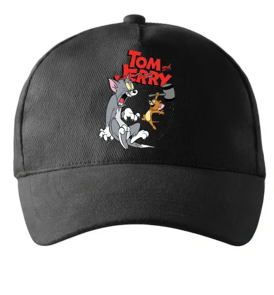 Кепка Том та Джеррі з молотом Черный фото