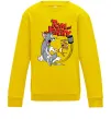 Детский Свитшот Том та Джеррі з молотом Солнечно желтый фото