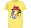 Детская футболка Том та Джеррі з молотом Лимонный фото
