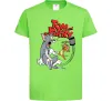 Детская футболка Том та Джеррі з молотом Лаймовый фото