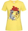 Женская футболка Том та Джеррі з молотом Лимонный фото